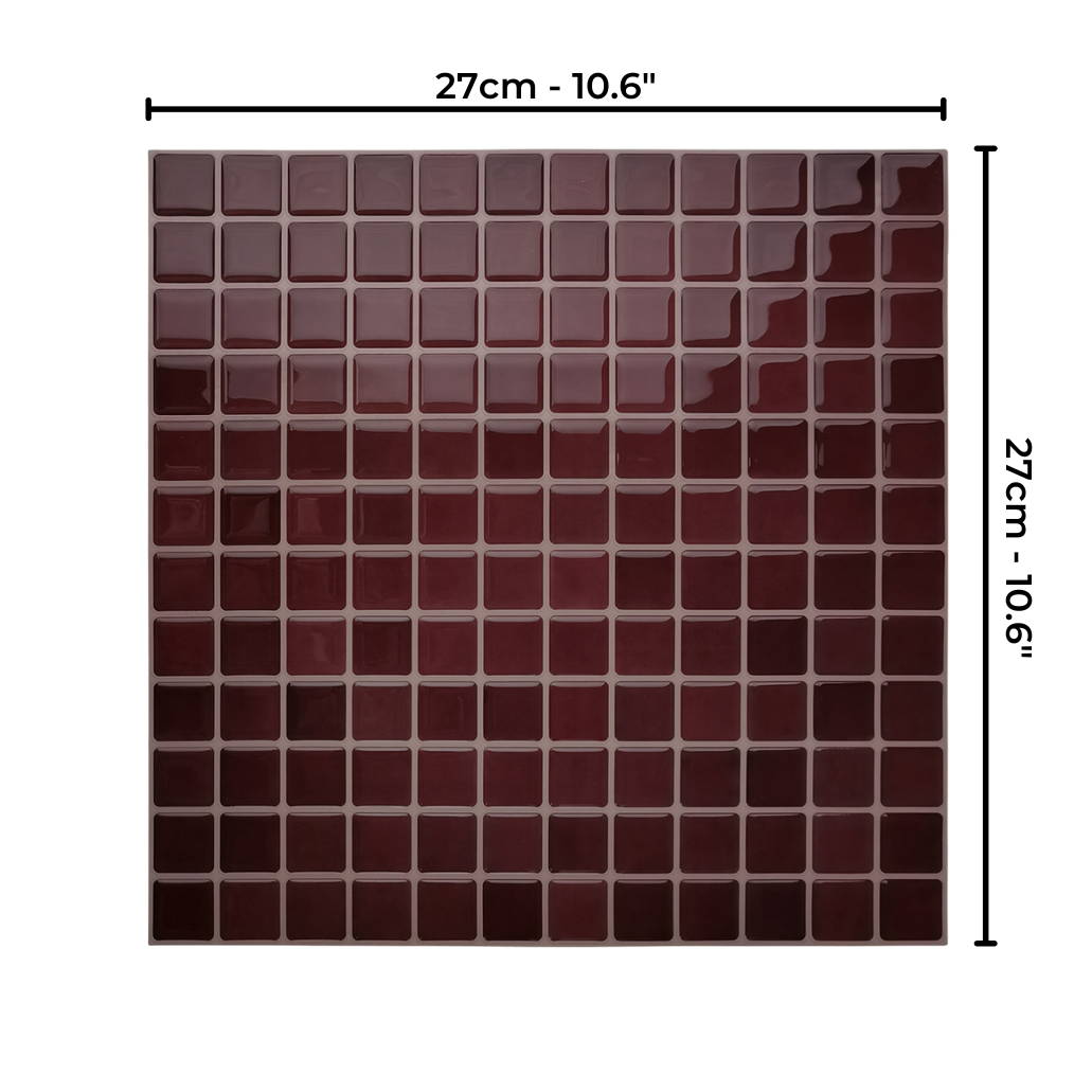 Mosaïque - Lie-de-vin